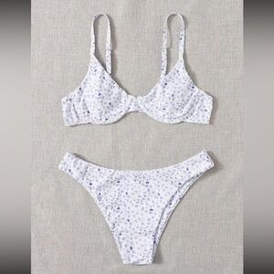 Ditsy Floral Underwire Bikini Set